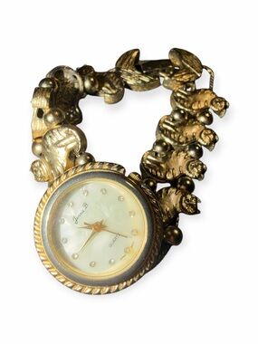 Vintage Gold-Tone Novelty Statement Watch